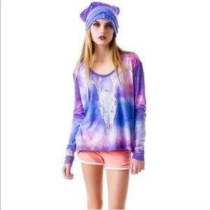 NWT Wildfox daydreamer weekend tee size L